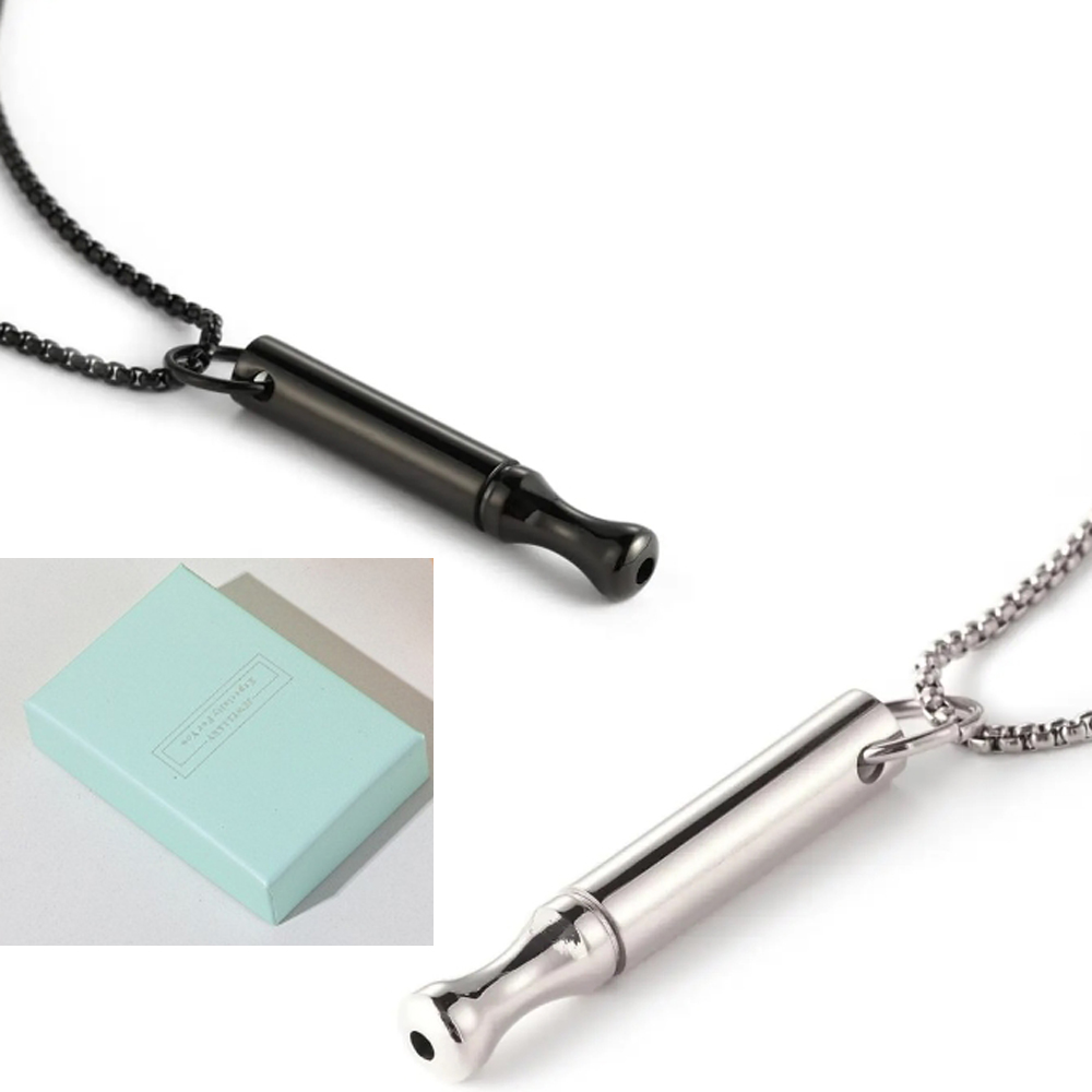 Accessories For Vaping - Collier respiratoire en acier titane pour