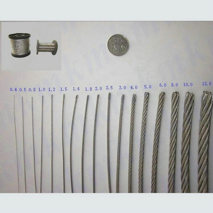 Câble métallique en acier inox - Stainless Wire Ss316 avis et prix