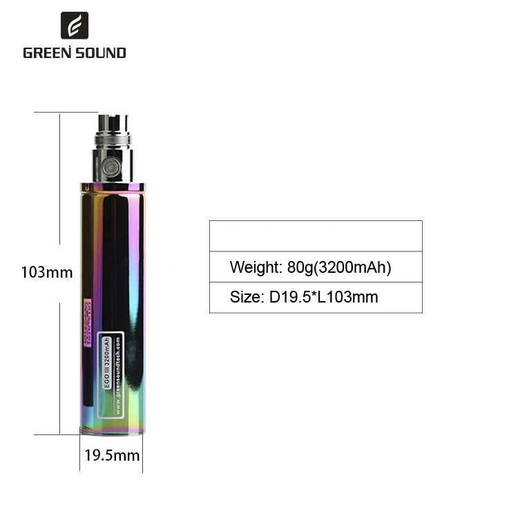 Batterie GS Ego 3 III 3200mAh  - Accessories For Vaping avis et prix