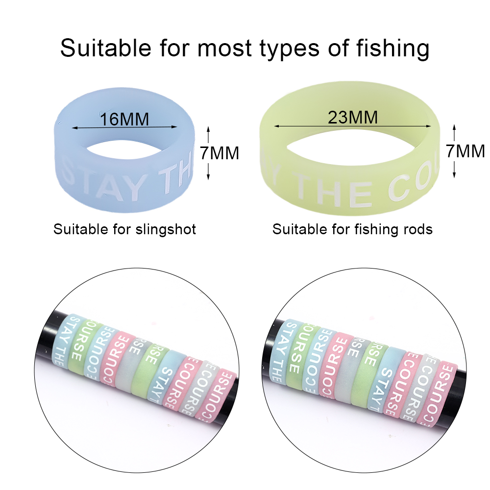 10-50pcs canne à pêche anneau  - Vape Band Silicone avis et prix